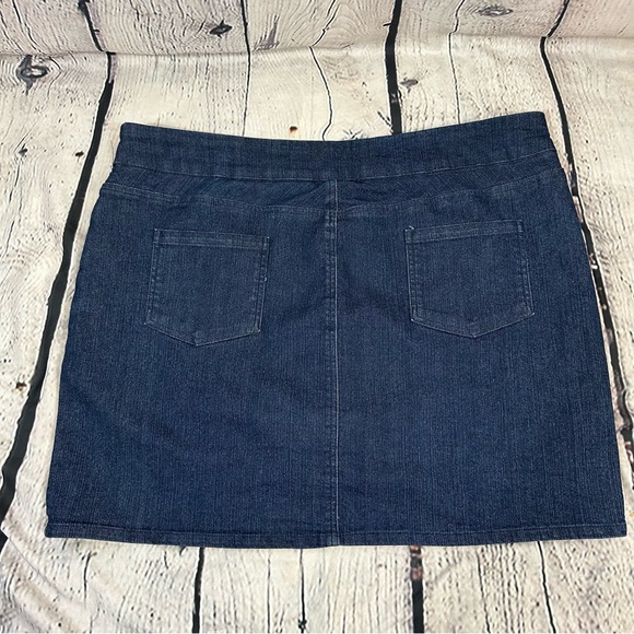 SOFT SURROUNDINGS DENIM SKORT SIZE (XL) - Picture 6 of 9
